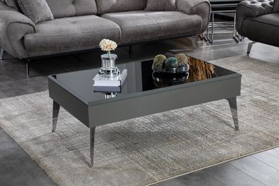 Couchtisch Wohnzimmer Holz Luxus Möbel Moderne Farbe Grau neu