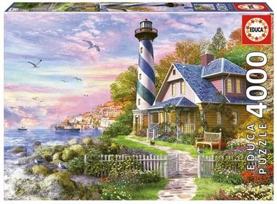 Educa - Puzzle 4000 Lighthouse At Rock Bay - Educa - (Spielwaren / ...