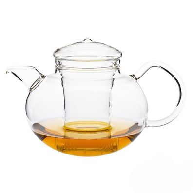Hochwertige Glas Teekanne Soma+ mit 2,0 L Füllmenge und Glasfilter