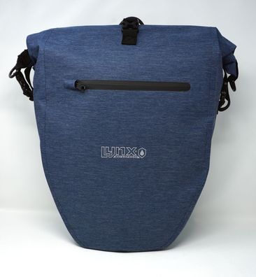 Fahrradtasche Packtasche blau 28 L Wasserdicht Quick-Up Schnellmontage