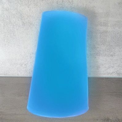 Move Frosty Blau/ Blue Zahnbecher Zahnputzbecher. Asymmetrische Form