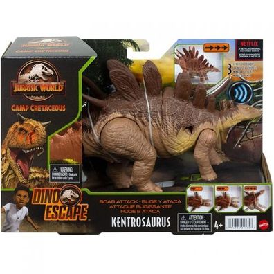 Mattel - Jurassic World Dino Escape Roar Attack Kentrosaurus / from ...