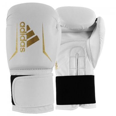 Adidas Speed 50 Boxhandschuhe weiß/ gold - Gewicht: 12oz