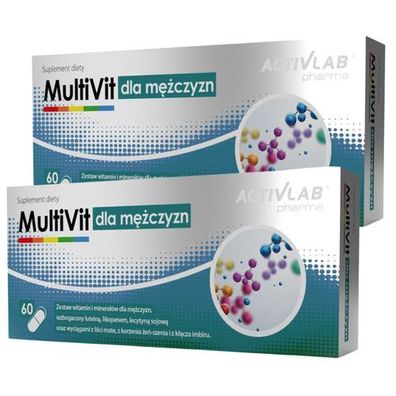 Multivitamin + Mineralien Vitamin Und Mineral Complex Für Männer 60 Kapseln x2