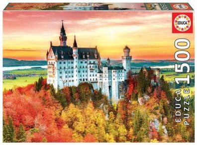 Educa - Puzzle 1500 Autumn In Neuschwanstein - Educa - (Spielwaren / ...