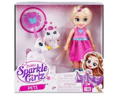Zuru - Sparkle Girlz Pets Blonde Doll / from Assort - Zuru - (Spielware...