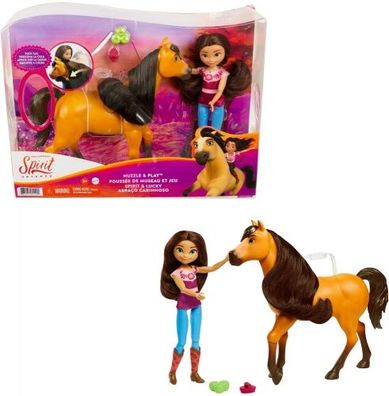 Mattel - Spirit Untamed Nuzzle & Play Lucky and Spirit - Mattel - (Spie...