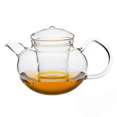 Hochwertige Glas Teekanne Soma+ mit 0,8 L Füllmenge und Glasfilter