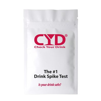 Schützen Sie sich mit CYD®: 5 Teststreifen für Ketamin & GHB in Getränken!