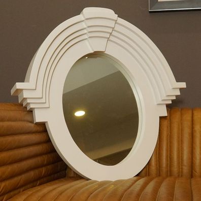 Spiegel weiß Wandspiegel Belgischer Landhausstil Art Deco provence Fenster weiß
