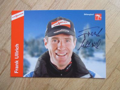Biathlon Olympiasieger 1980 Frank Ullrich - handsigniertes Autogramm!!!