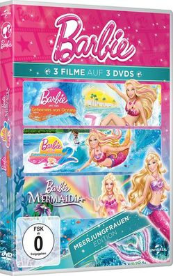 Barbie: Meerjungfrauen Edition (DVD) 3DV Oceana 1 + 2, Mermaidia...