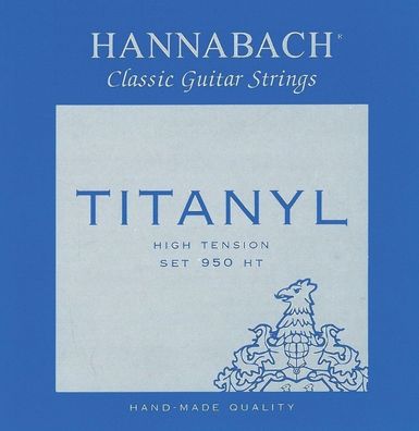 Hannabach 950HT Titanyl - high tension - Saiten für Konzertgitarre