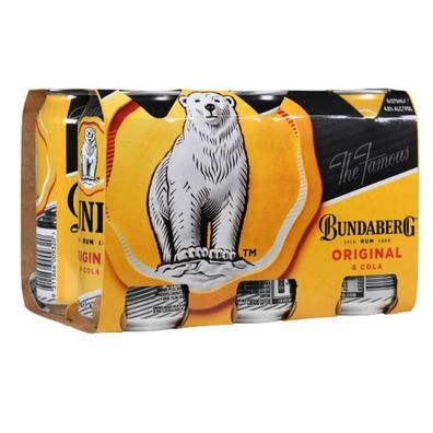 Bundaberg Original Rum & Cola Can 4.6 % vol. 6x375 ml