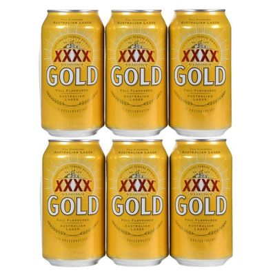 XXXX Gold Lager Can 3.5 % vol. 6x375 ml