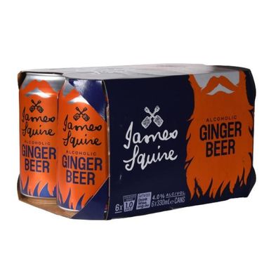 James Squire Alcoholic Ginger Beer 4.0 % vol. 6x330 ml