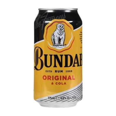 Bundaberg Original Rum & Cola Can 4.6 % vol. 375 ml