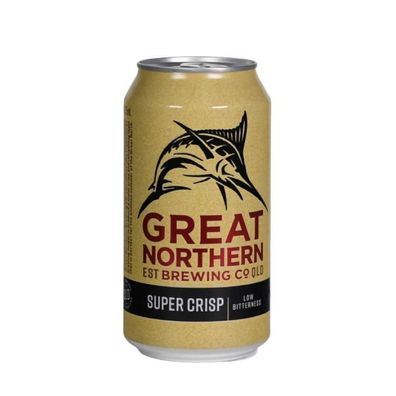 Great Northern Super Crisp Lager Can 3.5 % vol. 375 ml