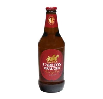 Carlton Draught Lager Stubby 4.6 % vol. 375 ml