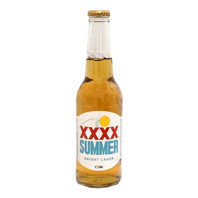 XXXX Summer Bright Lager Bottle 4.0 % vol. 330 ml