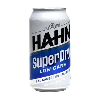 Hahn Super Dry Beer Can 4.6 % vol. 375 ml