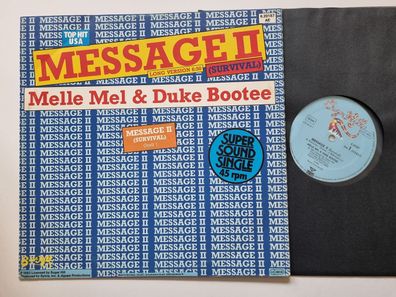 Melle Mel & Duke Bootee - Message II (Survival) 12'' Vinyl Maxi Germany