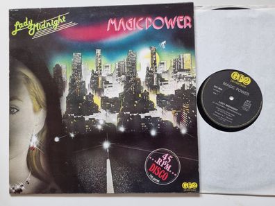 Magic Power - Lady Midnight / Livin' For The Moment 12'' Vinyl Maxi France