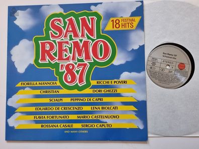 Various - San Remo '87 - 18 Festival-Hits Vinyl LP Europe