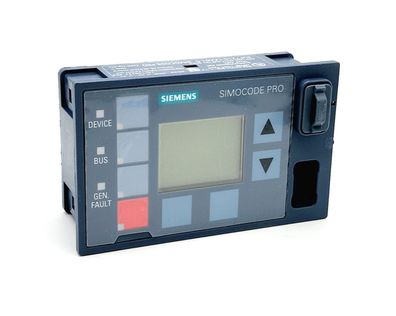 Siemens 3UF7210-1AA01-0 Bedienbaustein mit Display für Simocode pro V