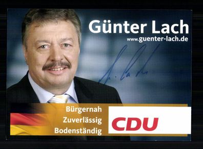 Günter Lach Autogrammkarte Original Signiert + 11078