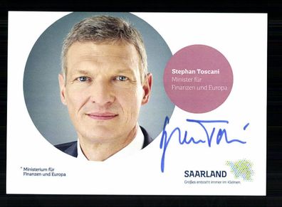 Stephan Toscani Autogrammkarte Original Signiert + 11086