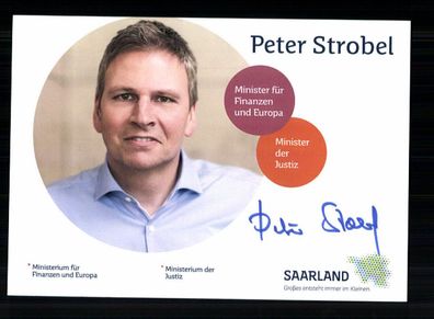 Peter Strobel Autogrammkarte Original Signiert + 11089