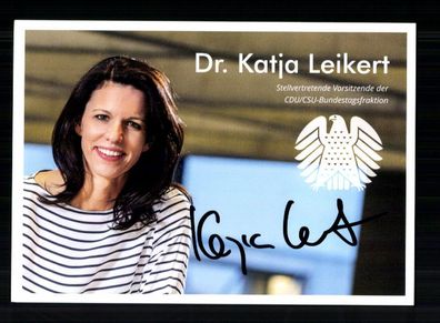 Katja Leikert Autogrammkarte Original Signiert + 11108