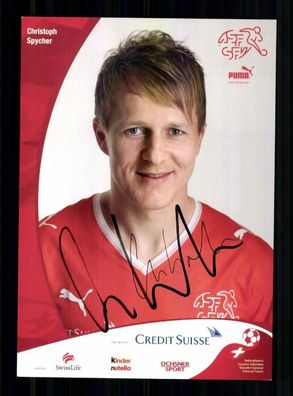 Christoph Spycher Nationalmannschaft Schweiz 2008 Original Signiert+ A 233844