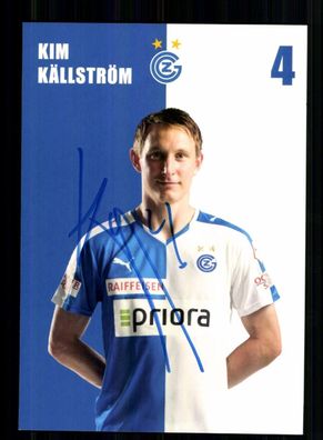 Kim Källström Autogrammkarte Grasshoppers Zürich Original Signiert + A 234073