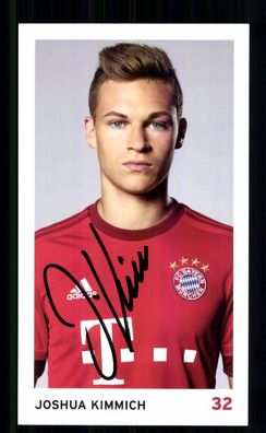 Joshua Kimmich Autogrammkarte Bayern München 2015-16 Original Signiert