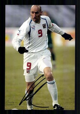 Jan Koller Nationalspieler Tschechien Foto Original Signiert + A 233163