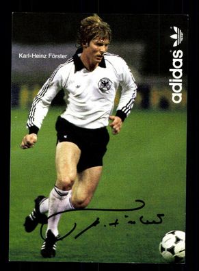 Karl Heinz Förster DFB Autogrammkarte 1982 Original Signiert + A 212527