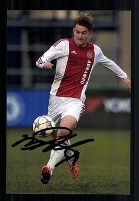 Matthijs de Ligt Ajax Amsterdam Foto Original Signiert+ A 232922