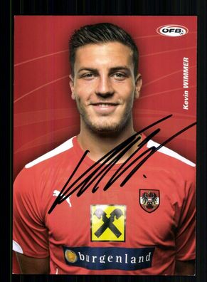 Kevin Wimmer ÖFB Nationalmannschaft Österreich 2014 Orig Sign + A 233719