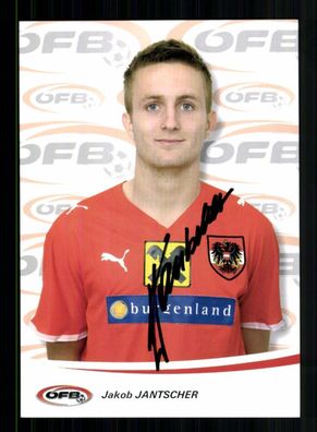 Jakob Jantscher ÖFB Nationalmannschaft Österreich 2009 Orig Sign + A 233745