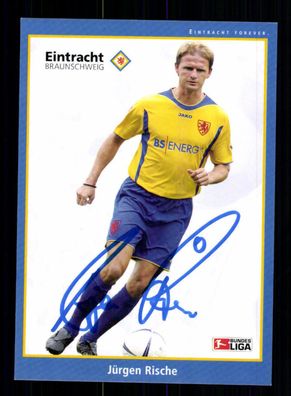 Jürgen Rische Autogrammkarte Eintracht Braunschweig 2005-06 Original + A 189487