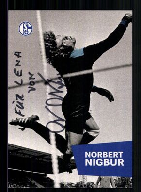Norbert Nigbur Autogrammkarte FC Schalke 04 Original Signiert + A 233807