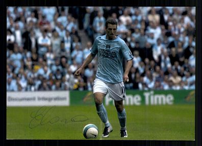 Elano Blumer (Manchester City 2007-2009) Original Signiert + G 40445