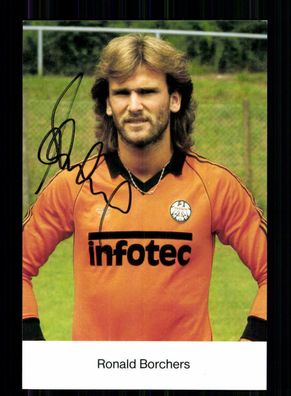 Ronald Borchers Autogrammkarte Eintracht Frankfurt 1981-82 Original + A 233821