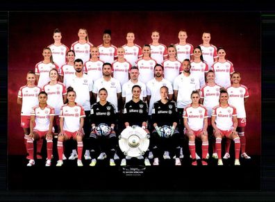 Original Mannschaftskarte Bayern München Frauen 2023-24