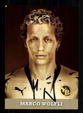 Marco Wölfi Autogrammkarte Young Boys Bern Original Signiert + A 233968