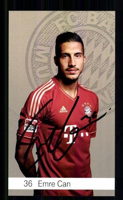 Emre Can Autogrammkarte Bayern München 2012-13 Original Signiert