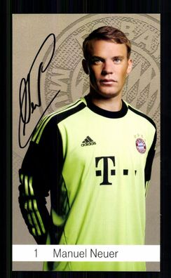 Manuel Neuer Autogrammkarte Bayern München 2012-13 Original Signiert