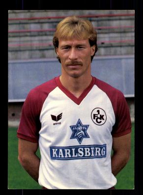 Wolfgang Wolf Autogrammkarte 1 FC Kaiserslautern 1986-87 + A 152469 OU